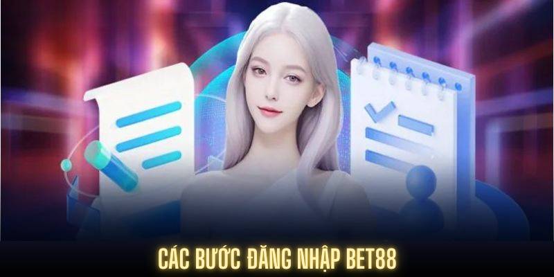 Các bước đăng nhập Bet88